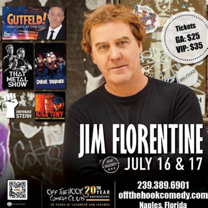 Jim Florentine - Bio, Age, net worth, height, Wiki, Facts and Family